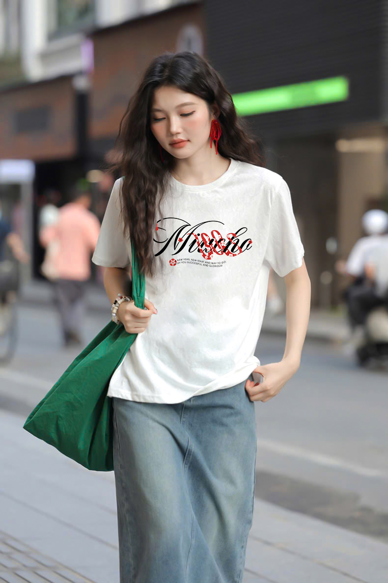 Áo thun nữ tết form vừa regular local brand vải cotton 4c thoáng mát 1809 Miucho in graphic_thumbnail_2