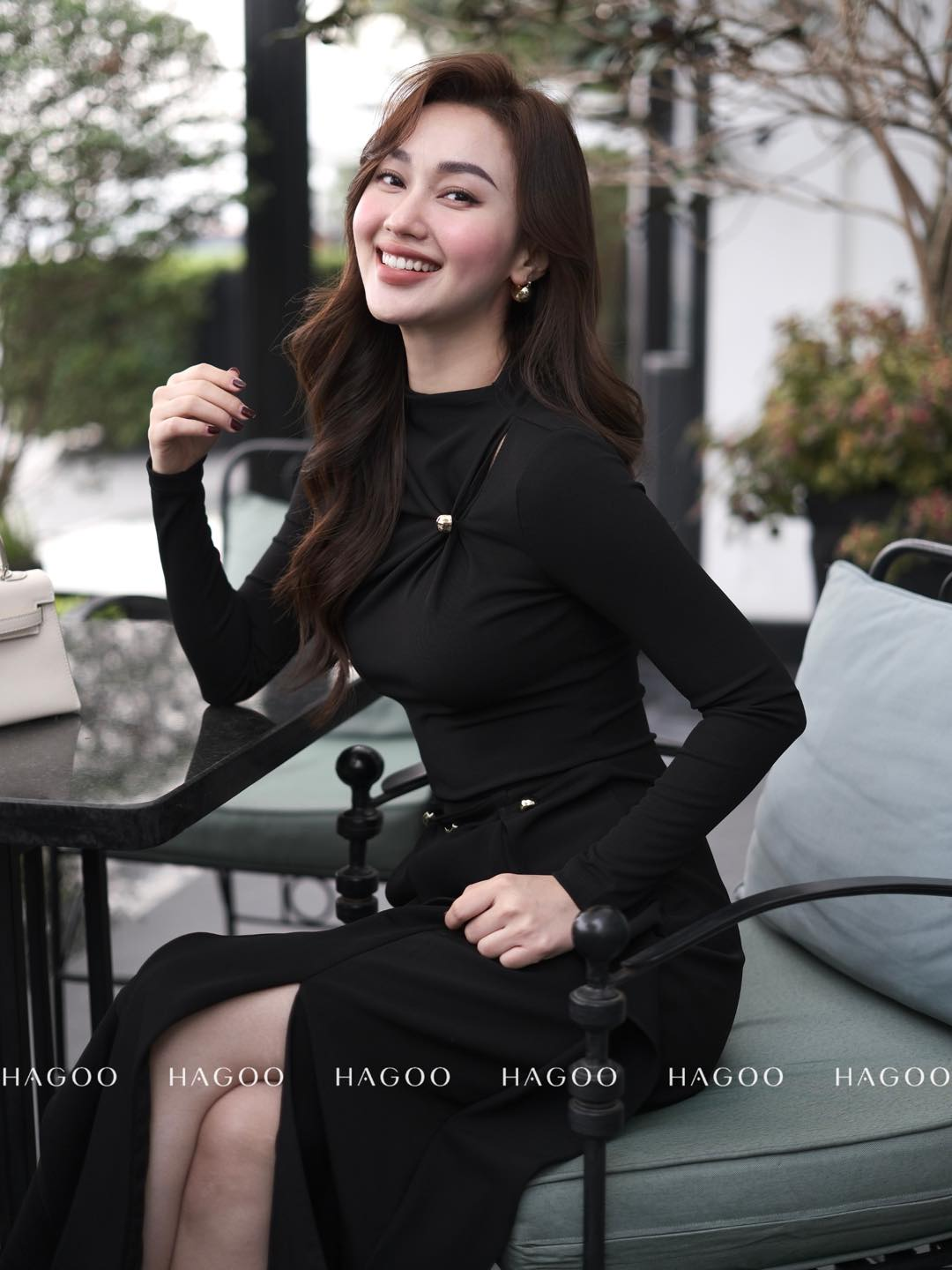 Váy xoè nhiều mảnh khuy đồng HAGOO_thumbnail_6