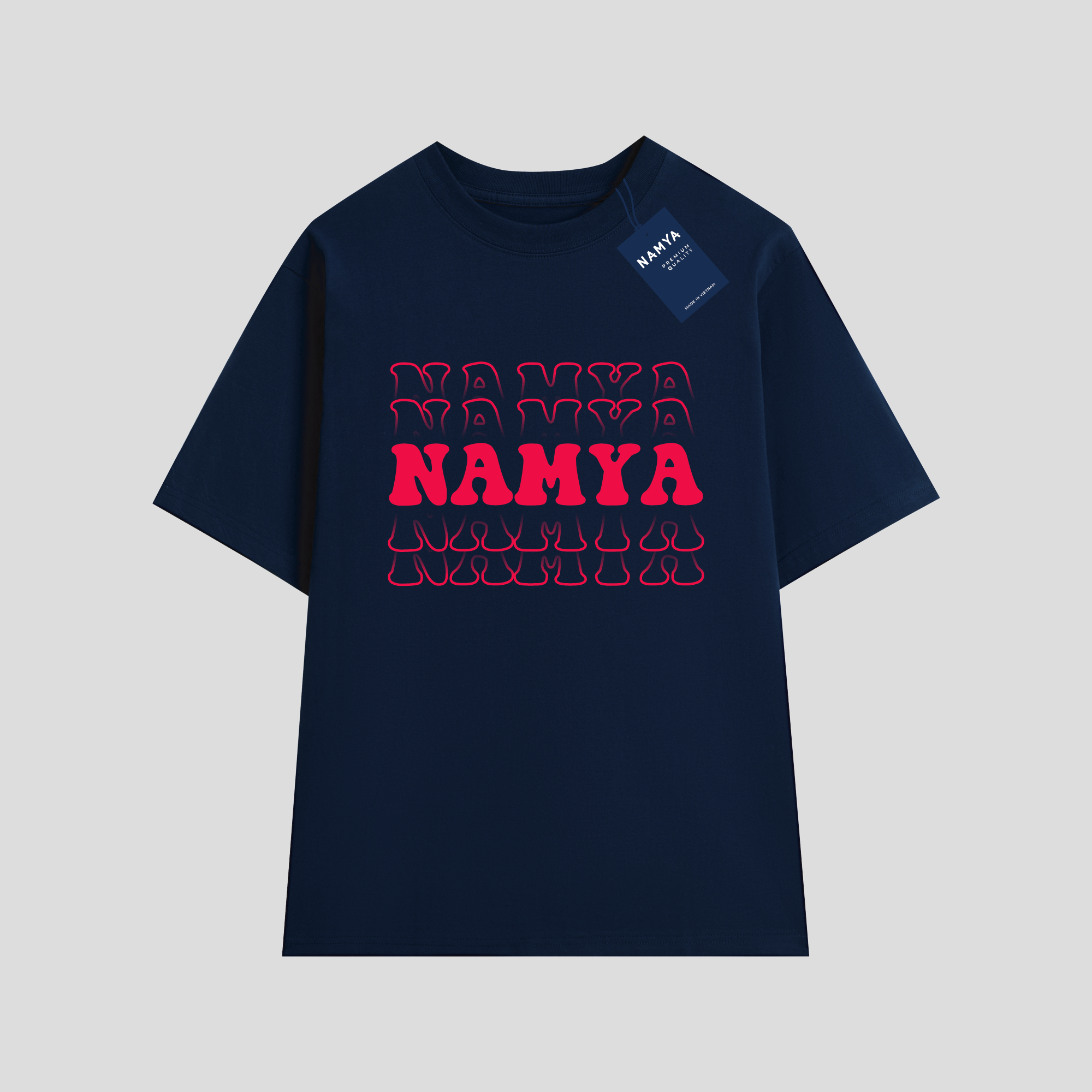 Áo thun cotton NamyA cổ tròn, dáng rộng BST1_thumbnail_2