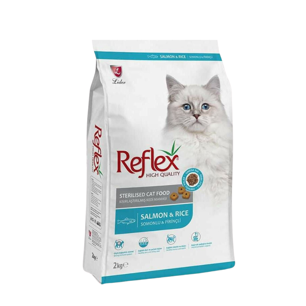 Thức ăn cho mèo Reflex Sterilised Cat Food Salmon & Rice (vị cá hồi) 2kg