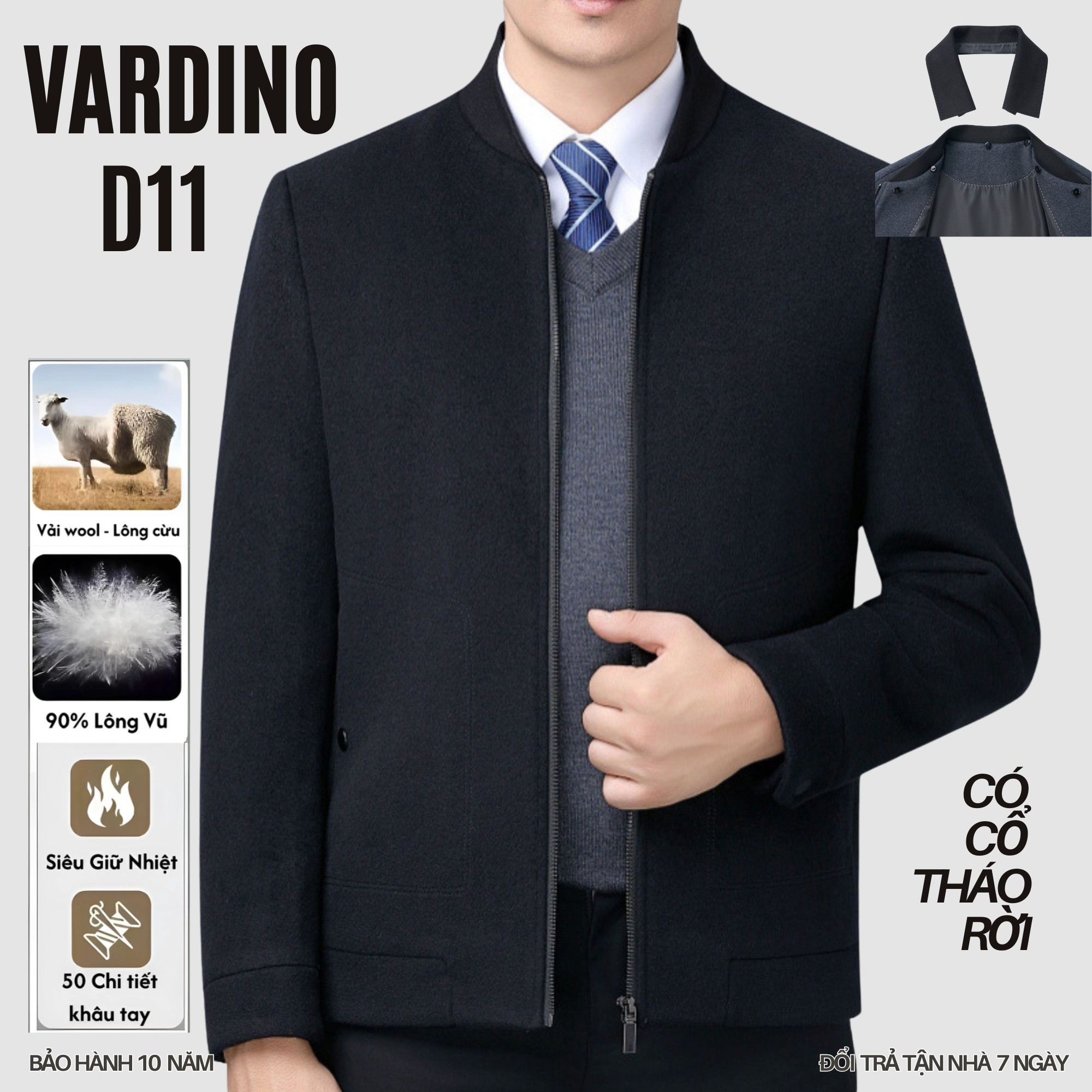 Áo khoác nam 2 cổ VARDINO D11_thumbnail_6