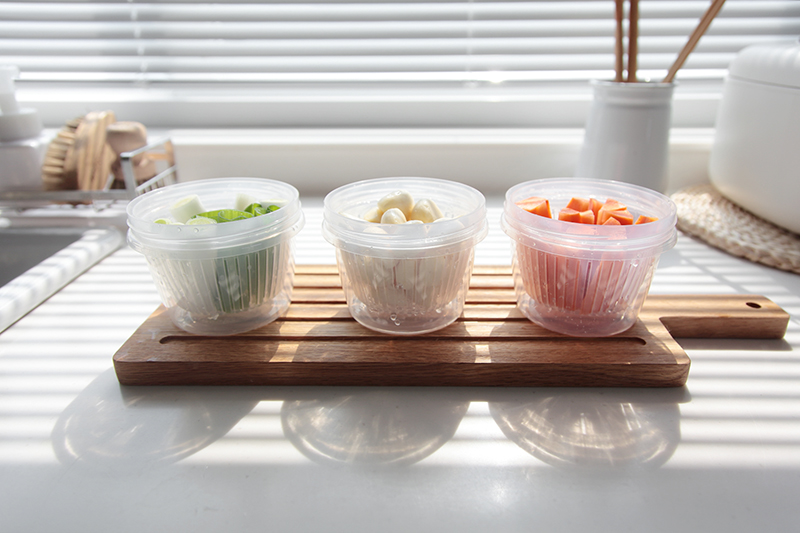 Hộp đựng thực phẩm 2 lớp 500ml dáng tròn Nakaya J000069