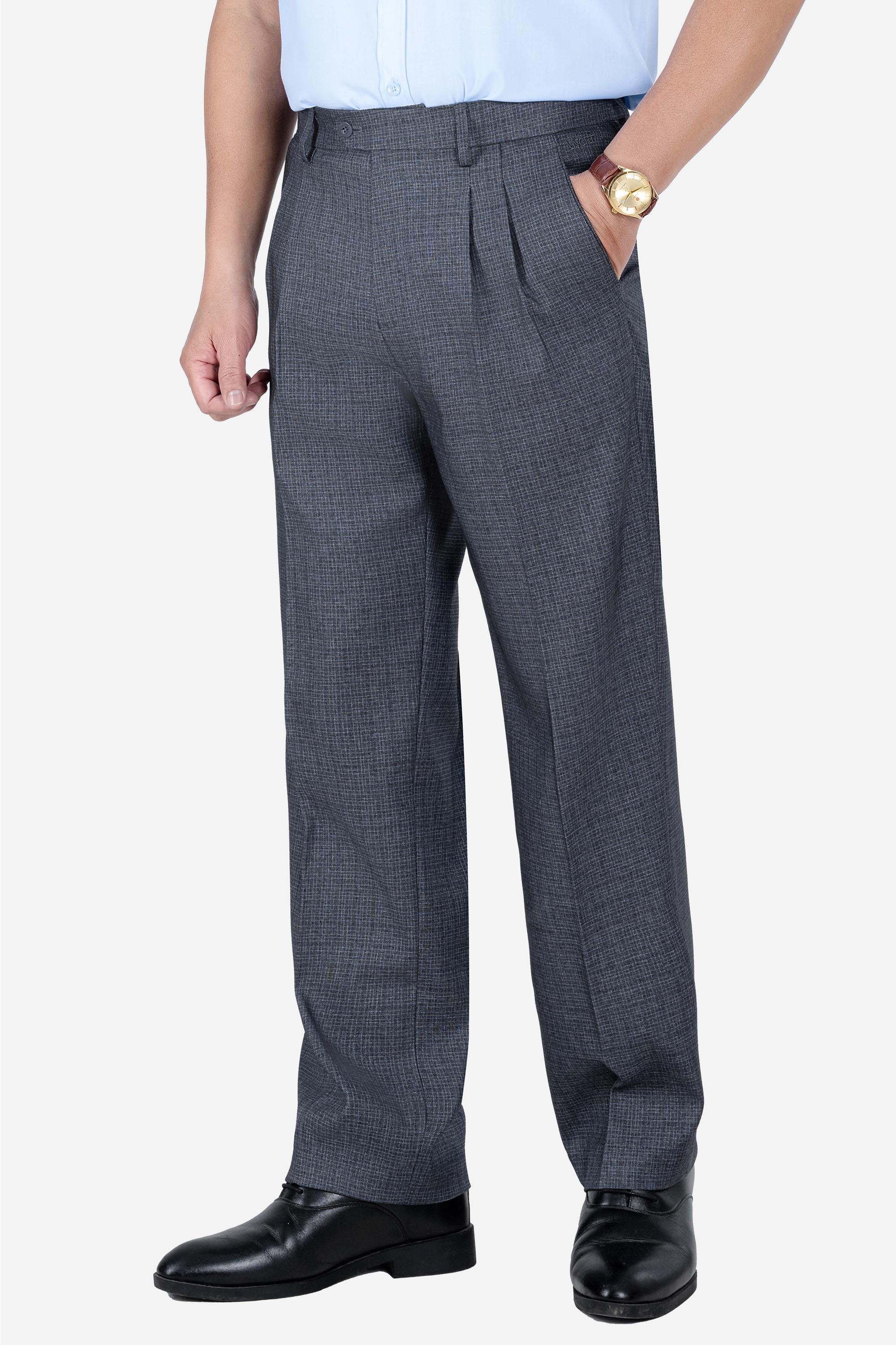 Quần Âu 2 Li Nam Trung Niên ANCHI Chất Liệu Cotton Cao Cấp Phom Suông Ống Rộng_thumbnail_27