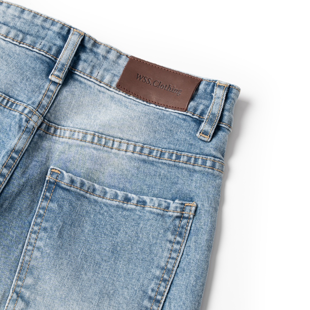 [Mẫu mới] Quần Jeans Nam ống đứng/suông WSS | Straight Fit Jeans_thumbnail_3