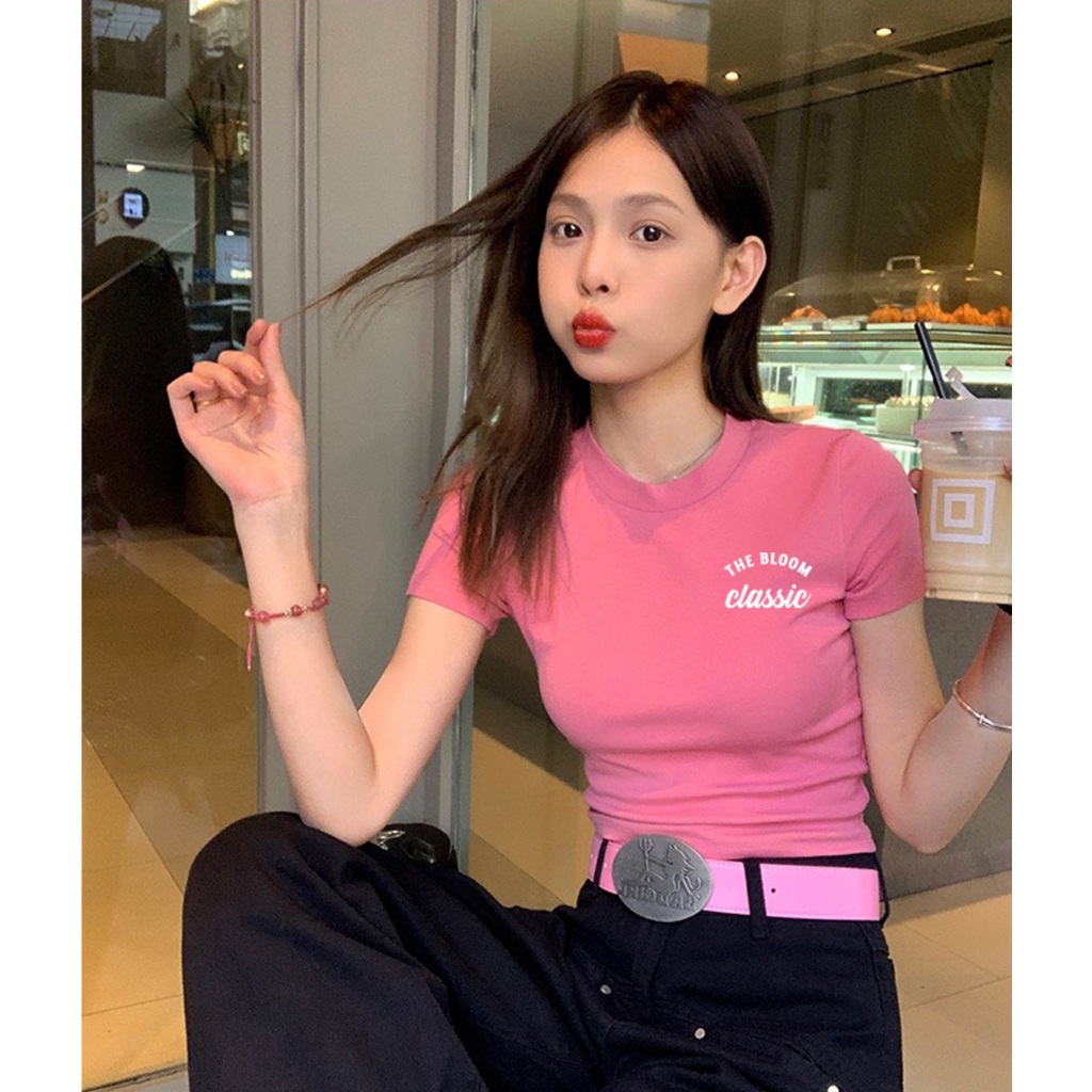 Áo croptop nữ form ôm -Áo thun kiểu dáng ngắn croptop LOZA G0113_thumbnail_9