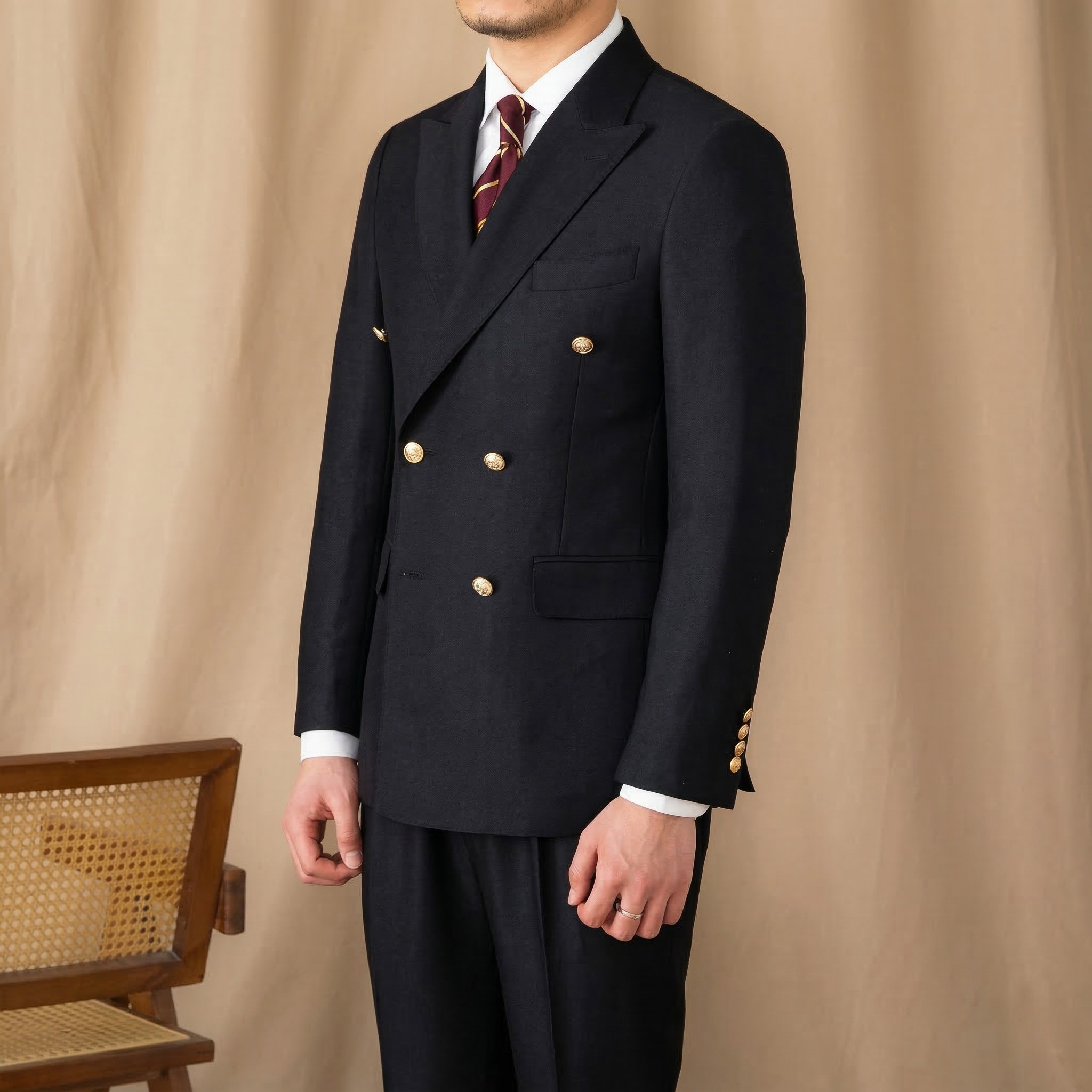 Jet Navy Milano Double Breasted Suit_thumbnail_2