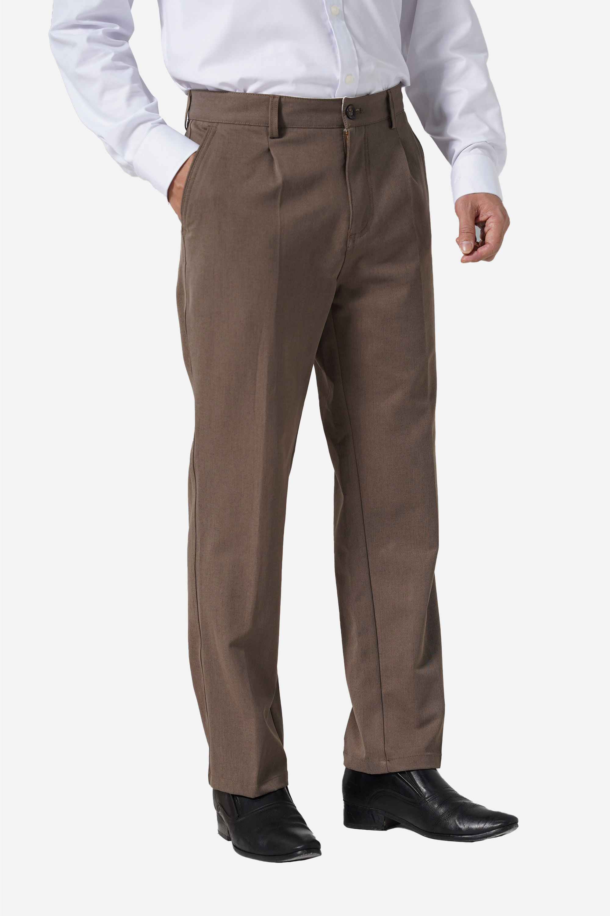 Quần Kaki Mềm 1 Li Nam Trung Niên ANCHI Chất Liệu Cotton Phom Suông Ống Rộng Cao Cấp_thumbnail_13