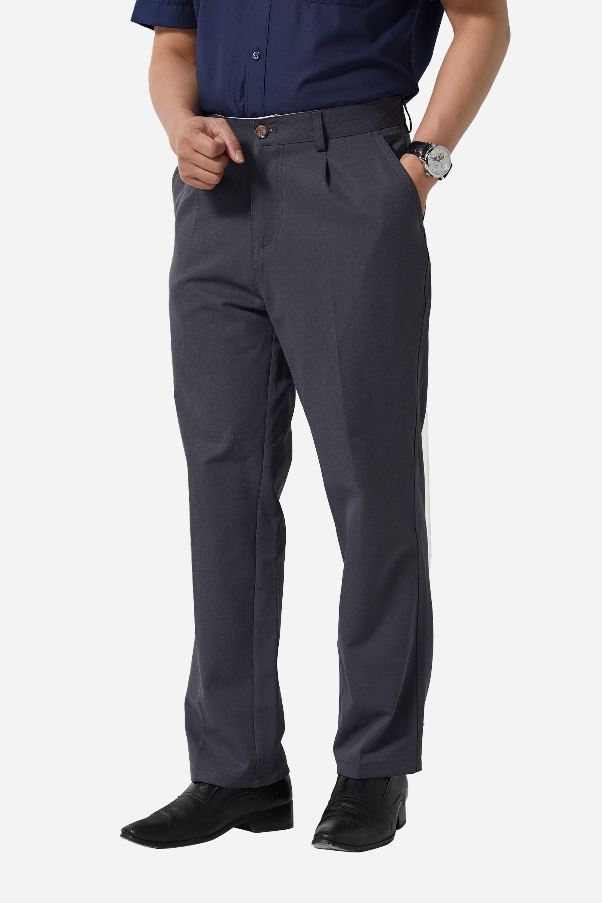 Quần Kaki Mềm 1 Li Nam Trung Niên ANCHI Chất Liệu Cotton Phom Suông Ống Rộng Cao Cấp_thumbnail_21