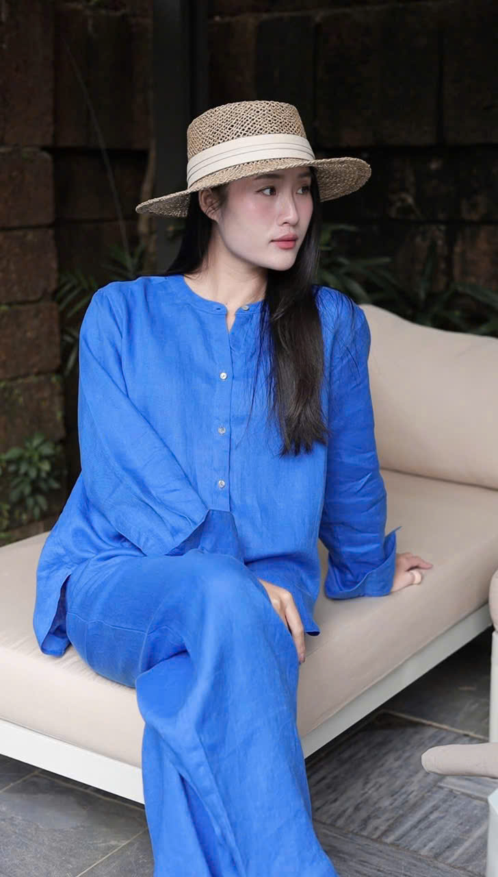 Áo somi cổ tàu ( KEM )_thumbnail_5