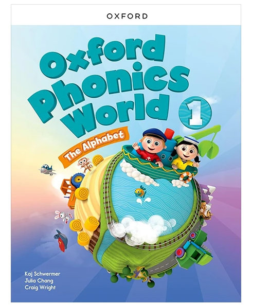Oxford Phonics World Level 1 Student book in màu laser đẹp nét