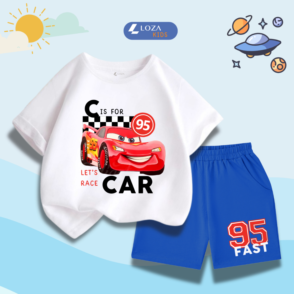 Bộ đồ bé trai in hình Ô tô - Loza SB313_thumbnail_2