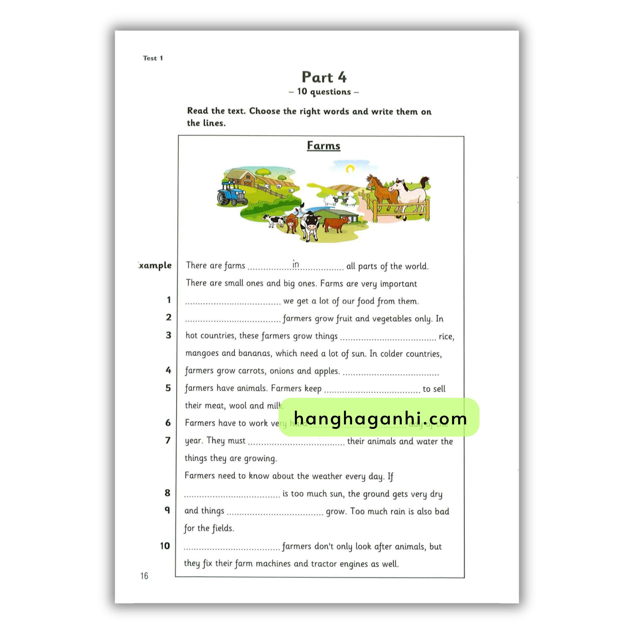 Cambridge English Flyers - Bộ đề 4 cuốn bản mới nhất 2018-2020 Kèm file nghe và đáp án_thumbnail_15
