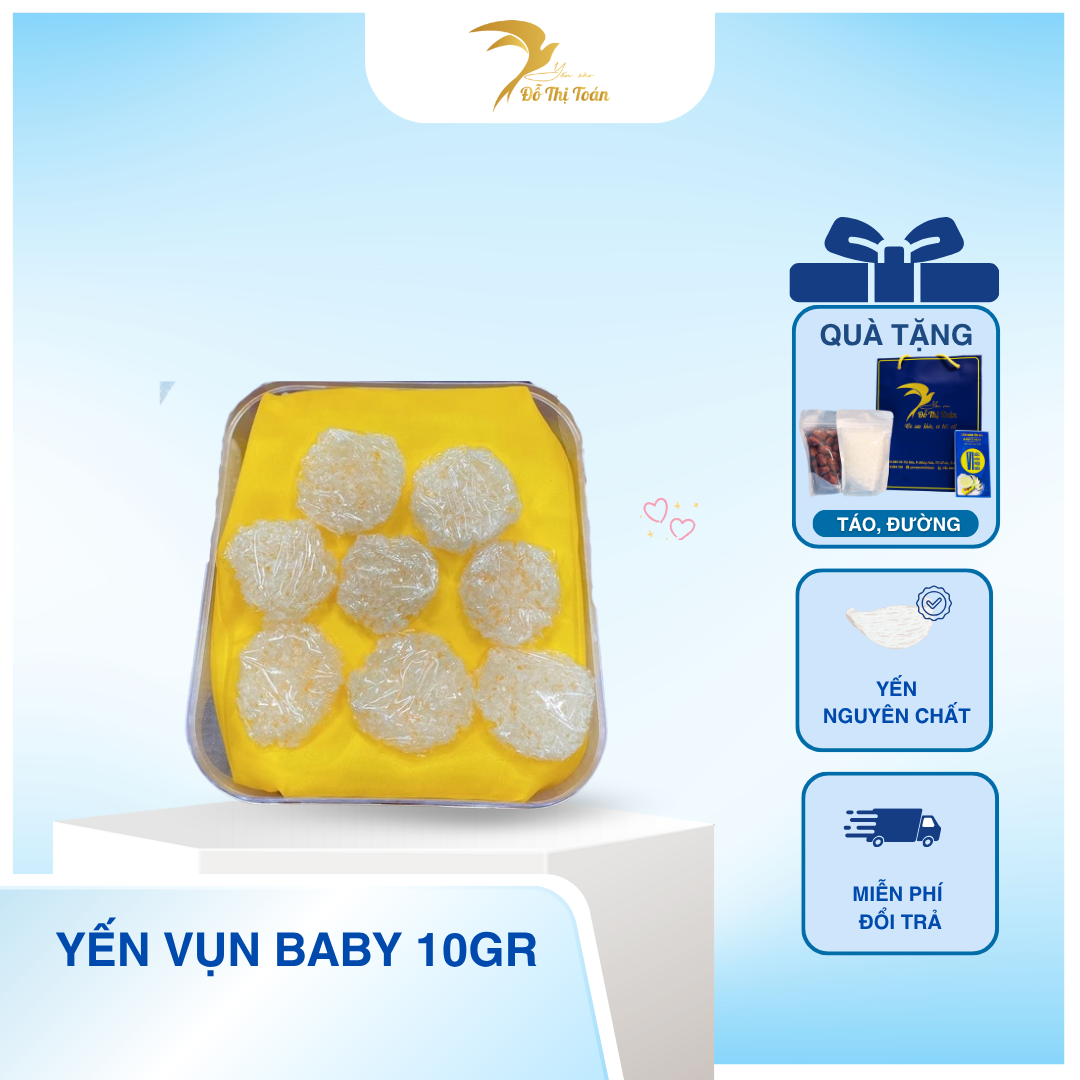 [S46] YẾN VỤN VIÊN BABY (80-100v/100GR)- HỘP 10GR