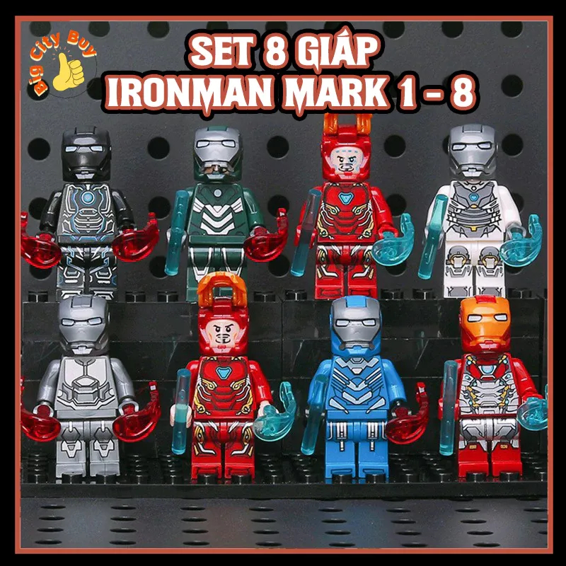 Set 16 Đồ Chơi Lắp Ghép Trọn Bộ IronMan, Đồ Chơi Lắp Ghép Người Sắt Cực Ngầu, Iron Man_thumbnail_5