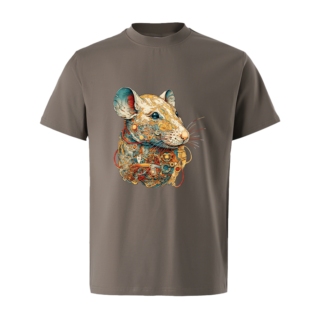 Áo thun nam form rộng 12 con giáp tuổi Tí ATD477 Miucho Iconic cotton cổ tròn in graphic_thumbnail_11