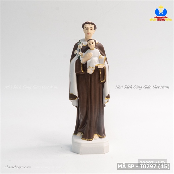 Tượng sứ Thánh Anton 15cm ✔_thumbnail_0