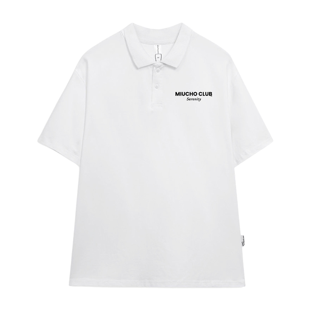 Áo polo form rộng nam basic nhiều màu PLD1229 Miucho Miucho Man tay ngắn cổ trụ in basic_thumbnail_0