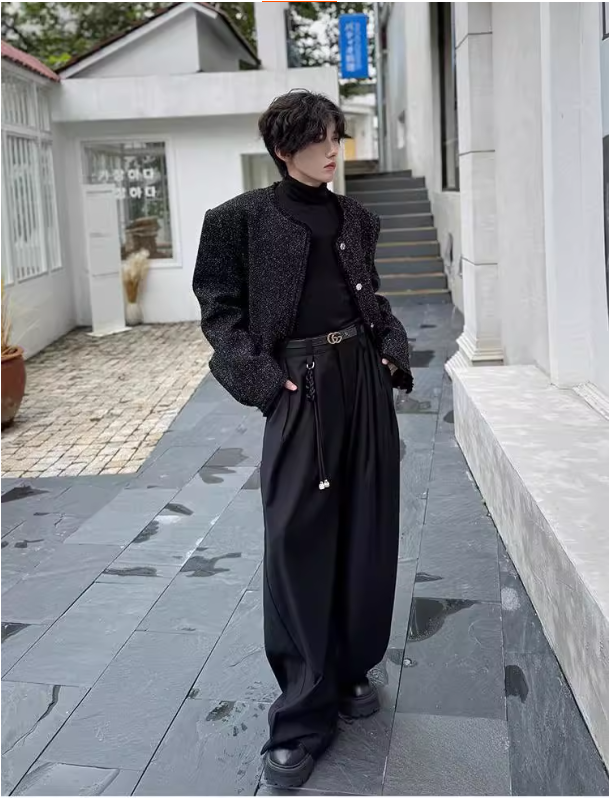 Áo Khoác Tweed Đen Six Sense_thumbnail_1