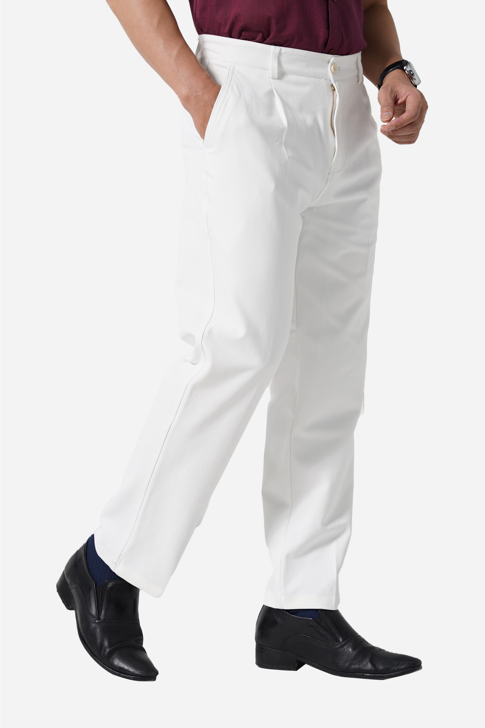 Quần Kaki Mềm 1 Li Nam Trung Niên ANCHI Chất Liệu Cotton Phom Suông Ống Rộng Cao Cấp_thumbnail_3