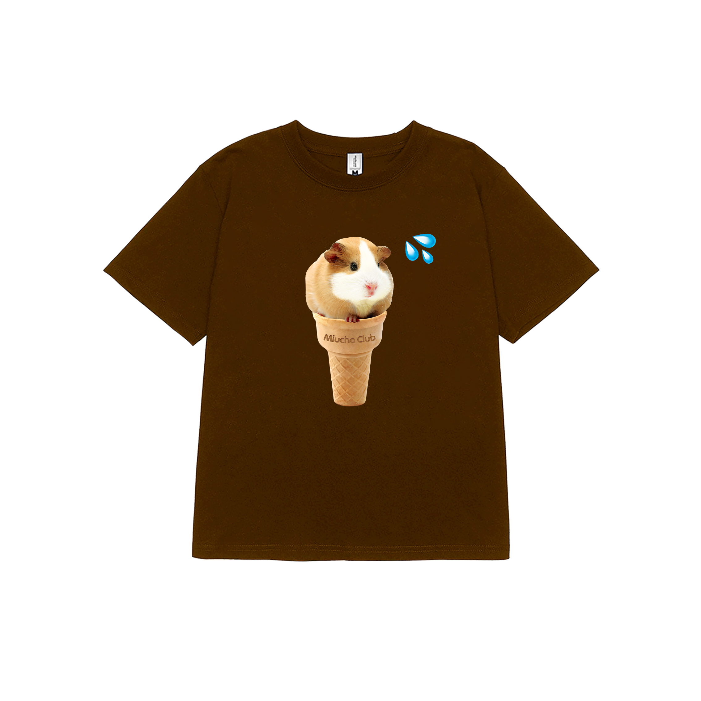 Áo Thun baby tee form ôm ABD1346 Miucho vải cotton co giãn in mix_thumbnail_14