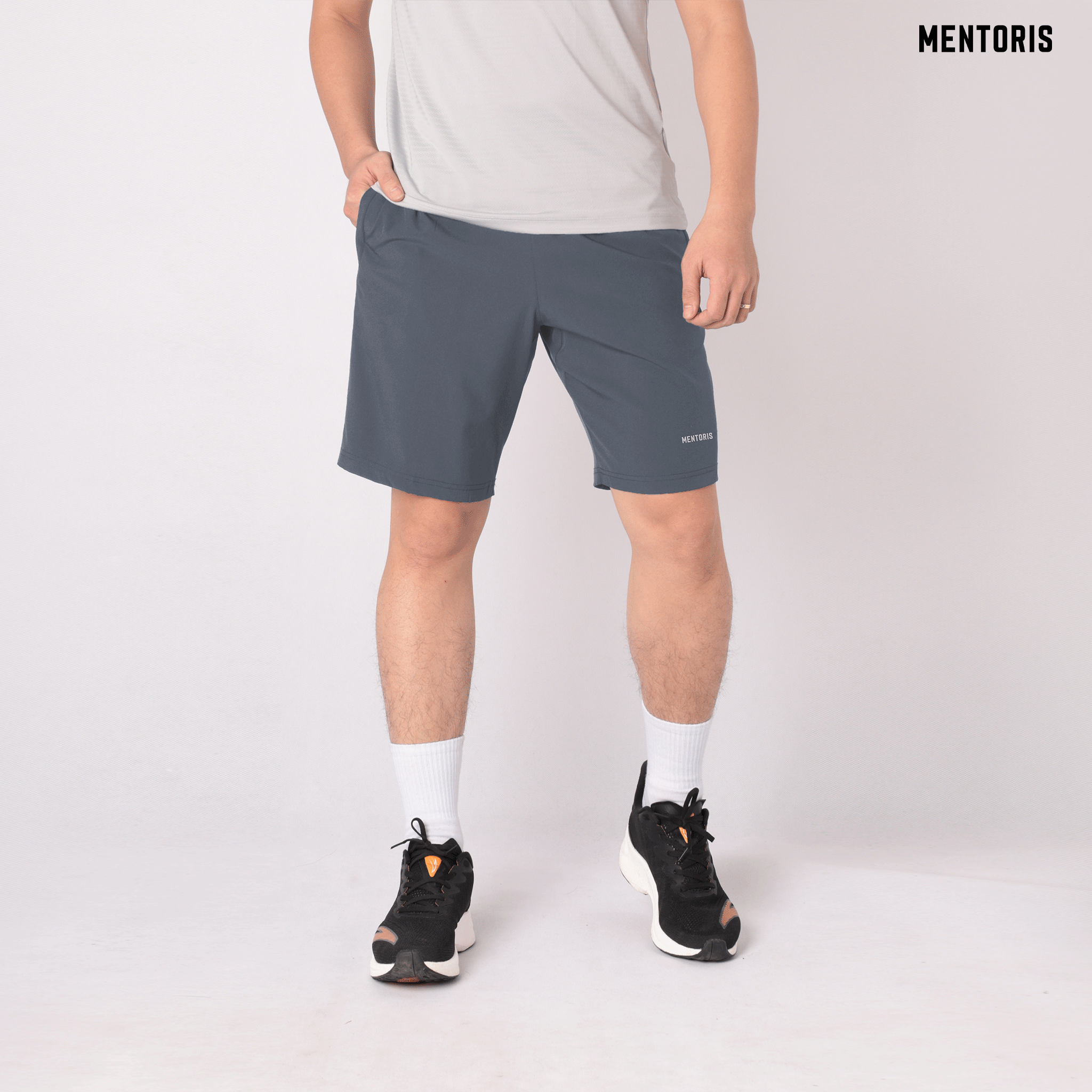 Quần đùi cạp chun Nam Mentoris vận động thoải mái, chất liệu vải gió mềm mịn thoáng mát MSR01_thumbnail_2