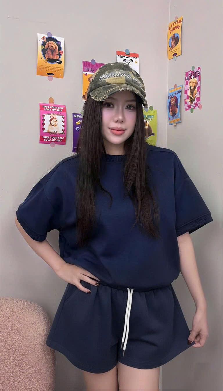 Quần short nữ form rộng Miucho vải chân cua cao cấp dày dặn tôn dáng QS00039_thumbnail_2