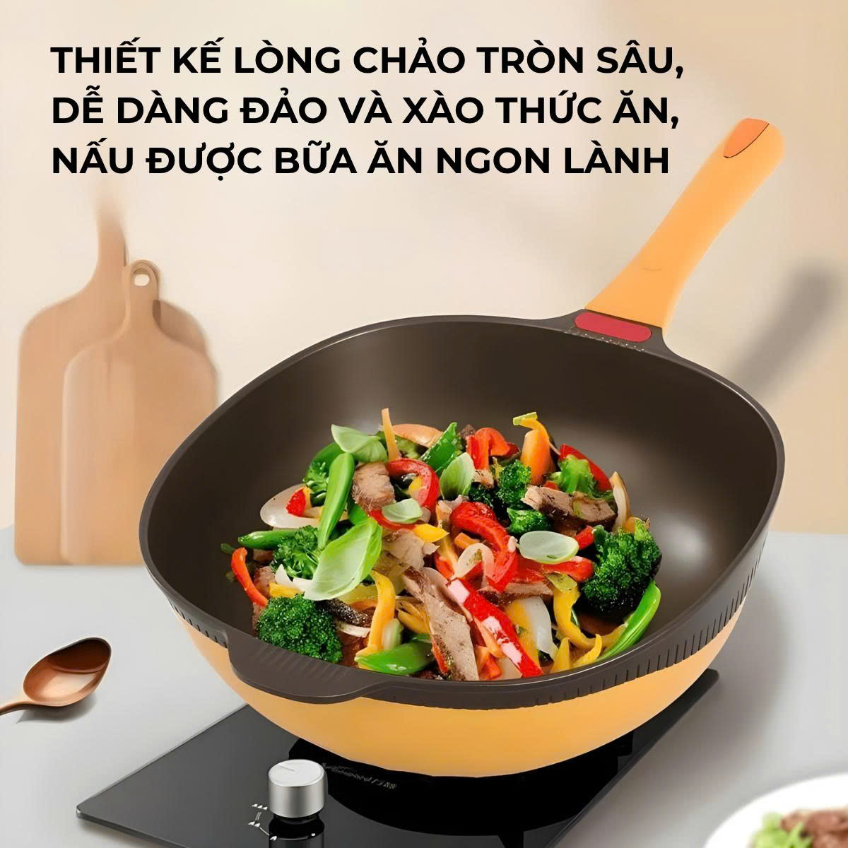 CHẢO VÀNG CHỐNG DÍNH KÈM KHAY HẤP_thumbnail_4