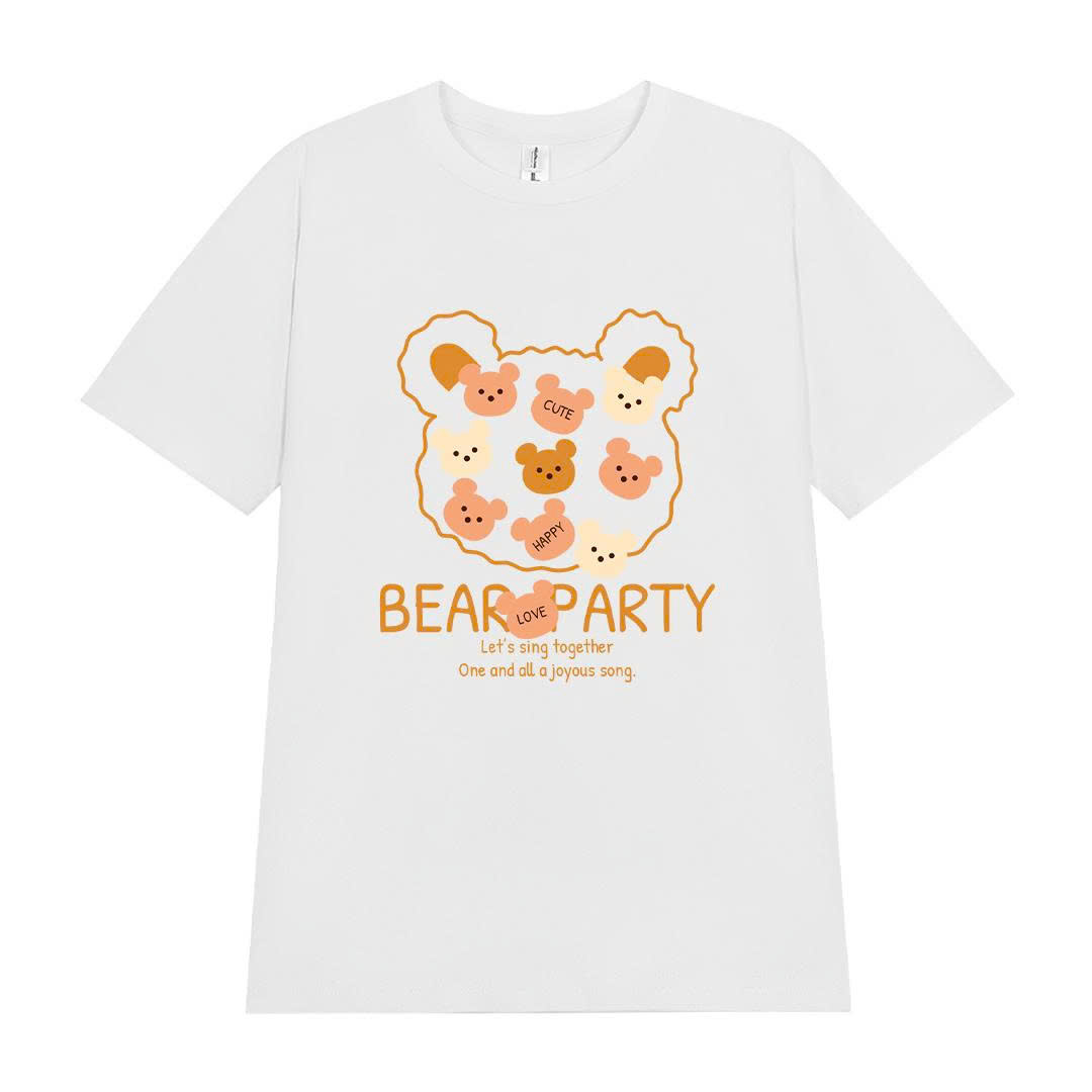 Áo thun nữ form vừa regular ARD2286 Miucho vải cotton co giãn thoáng mát cổ tròn in mix_thumbnail_0