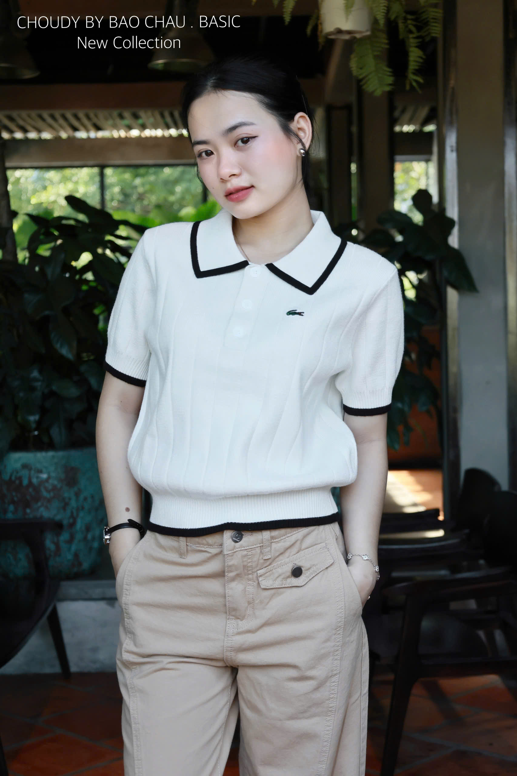 A520 ÁO DỆT KIM 2 MÀU