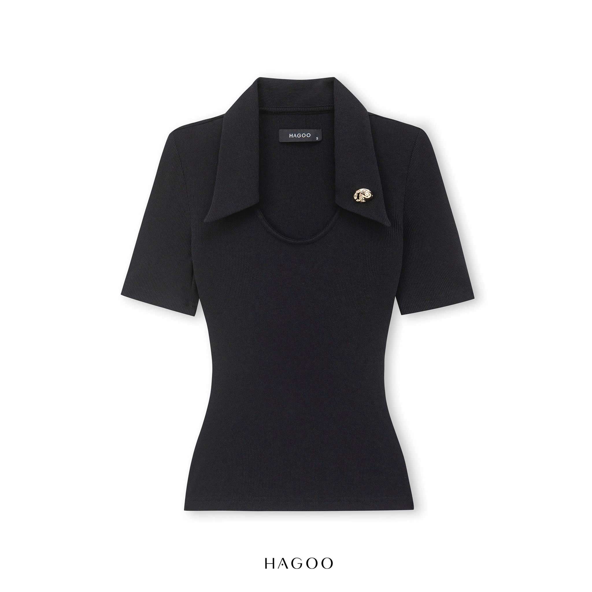 Áo thun cộc tay cổ đức HAGOO_thumbnail_2