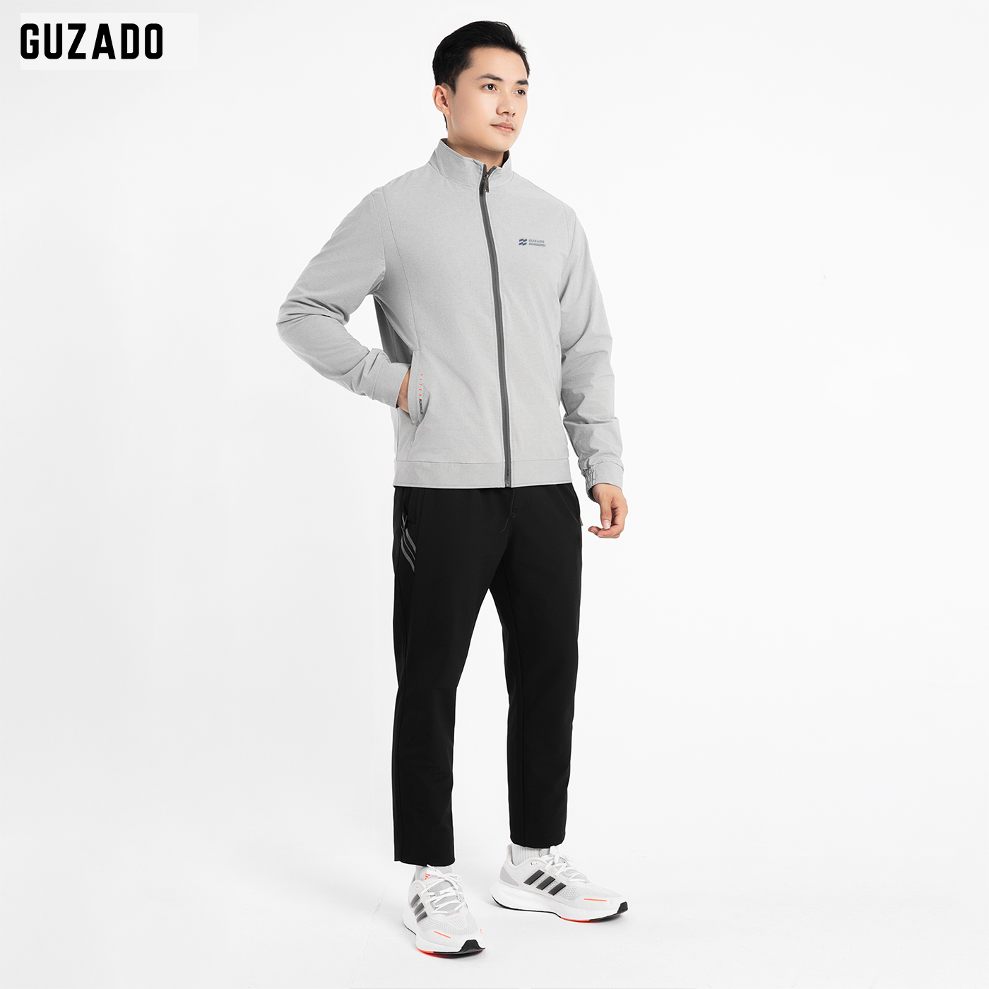 Áo Khoác Gió Nam GUZADO Bo Gấu Ống Tay Linh Hoạt, Chống Gió Tốt GAG04_thumbnail_9