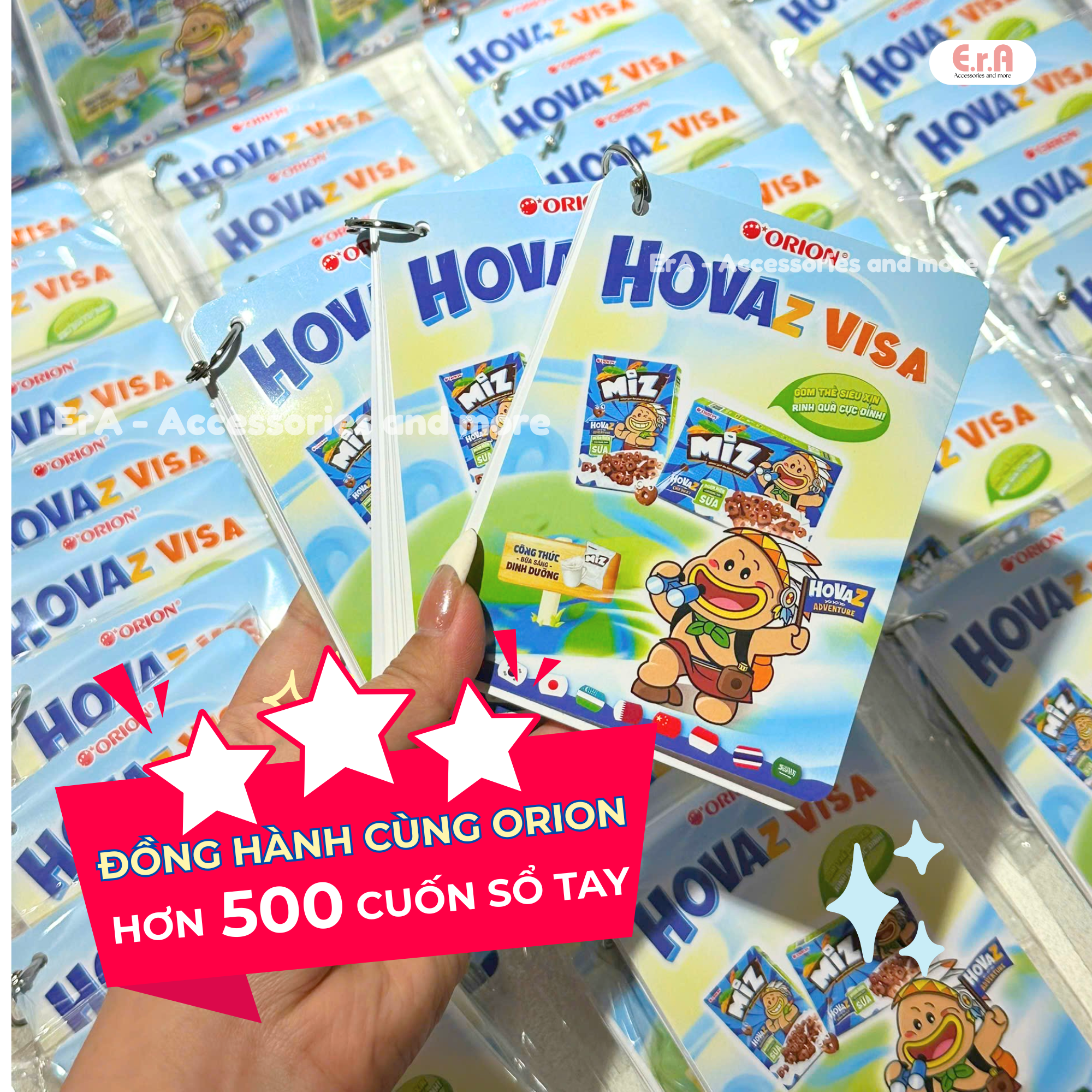 ErA đồng hành cùng Orion sản xuất hơn 500 sổ tay theo nhận diện thương hiệu