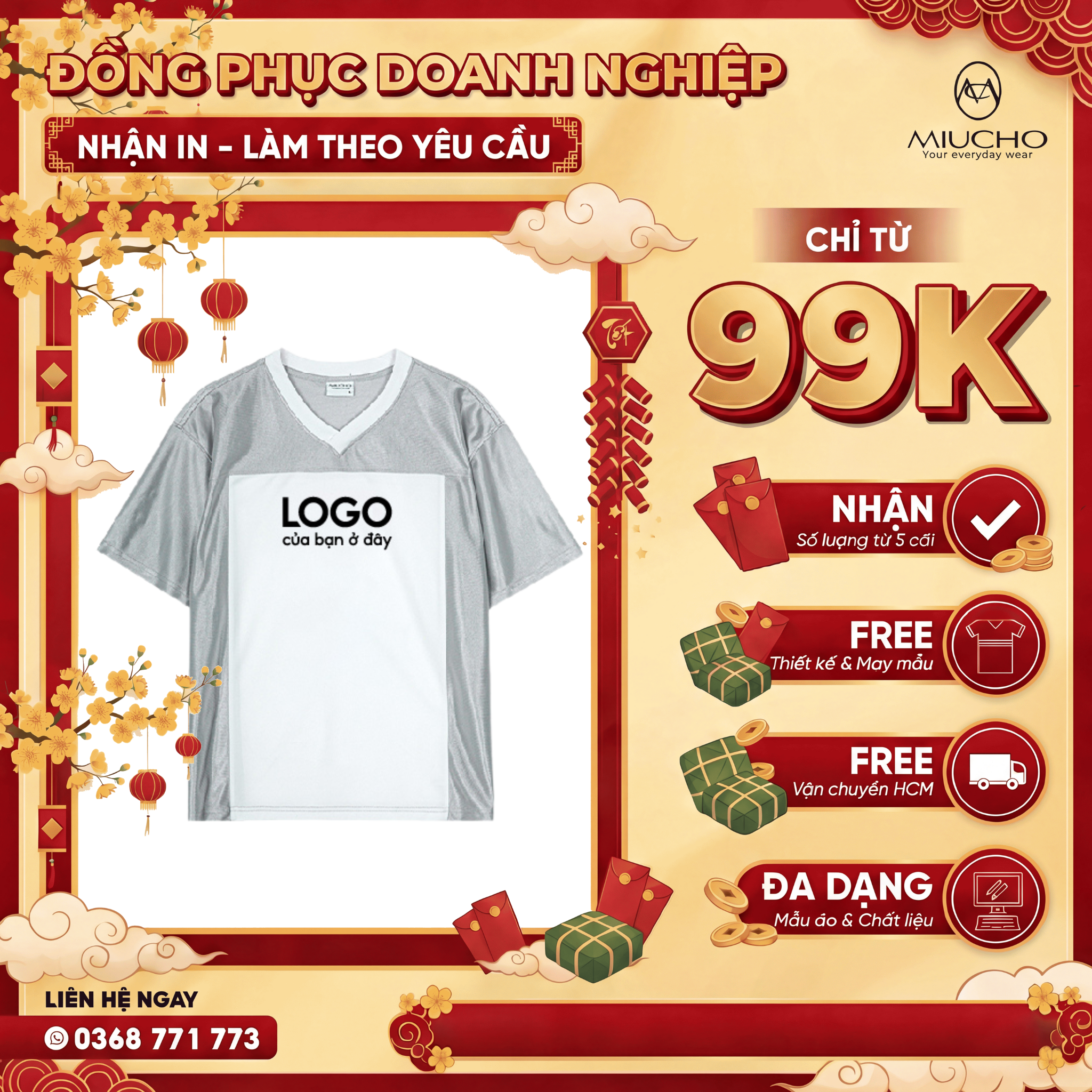 Áo Jersey trơn form rộng local brand ATPT003 Miucho tay ngắn cổ tròn in basic