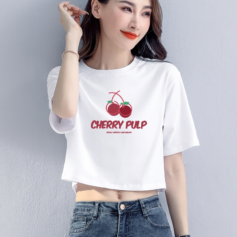 [Form rộng] Áo croptop nữ kiểu form rộng - Áo thun croptop LOZA G0126_thumbnail_7
