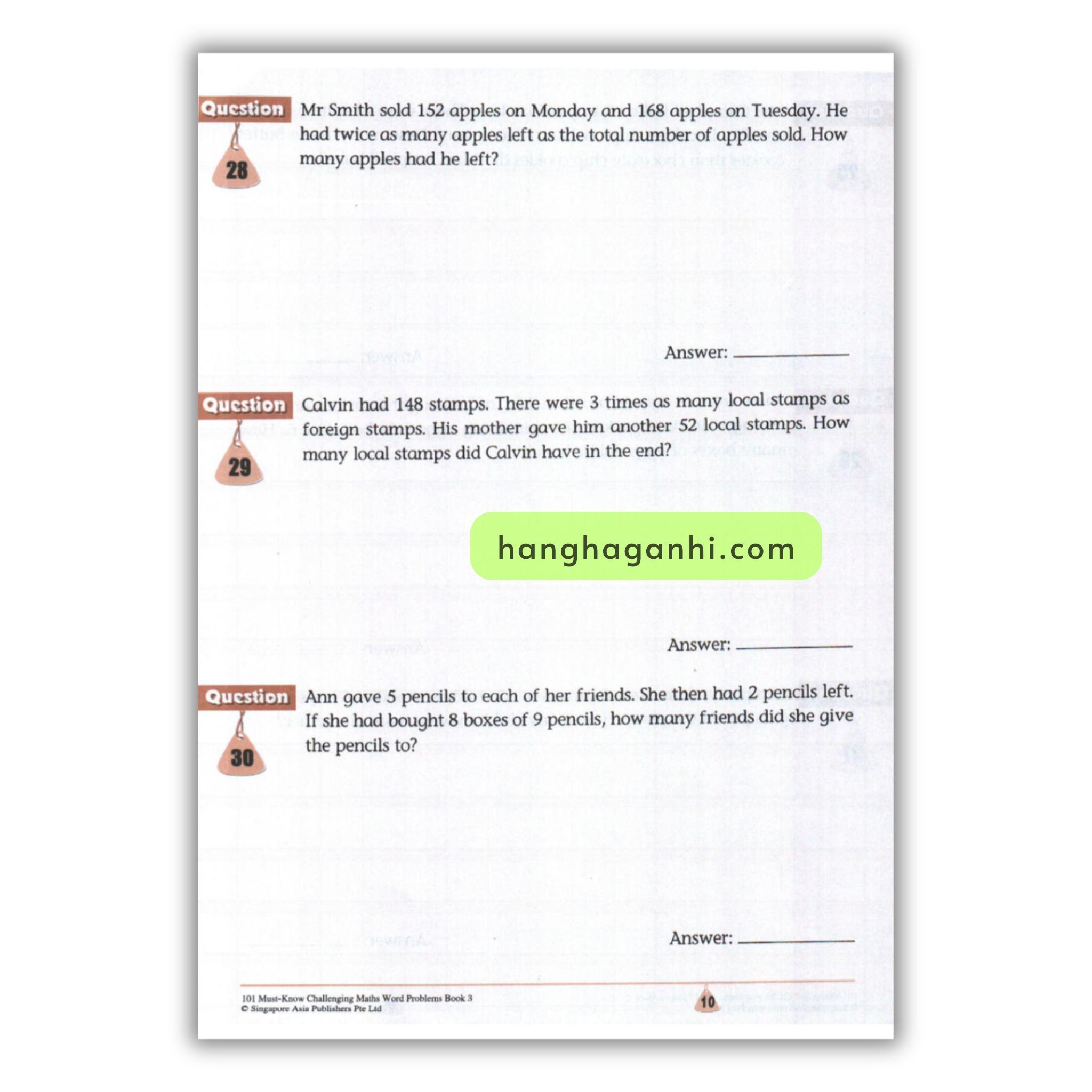 [Sách] 101 Must- Know Challenging Maths Word Problems Book 3_thumbnail_6