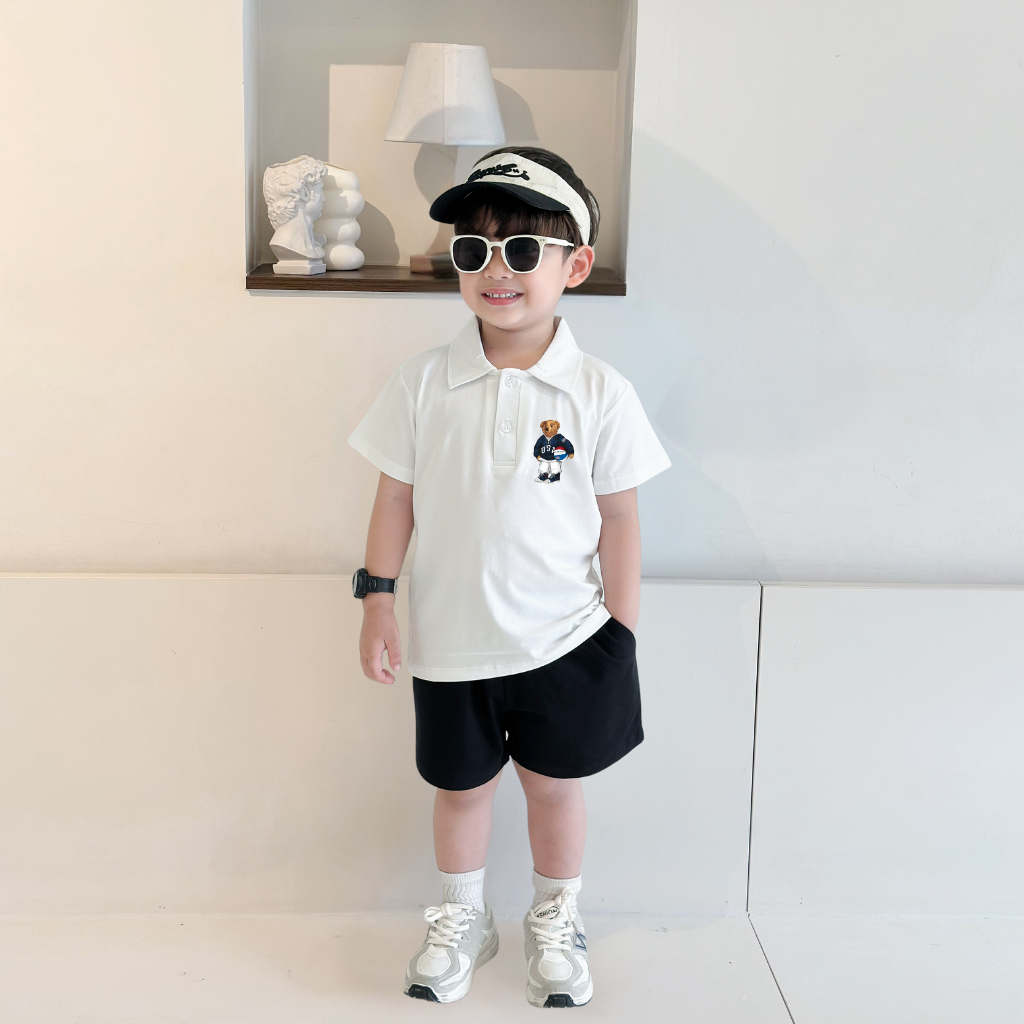 Áo polo bé trai hình gấu - Loza Kids PL3234_thumbnail_6