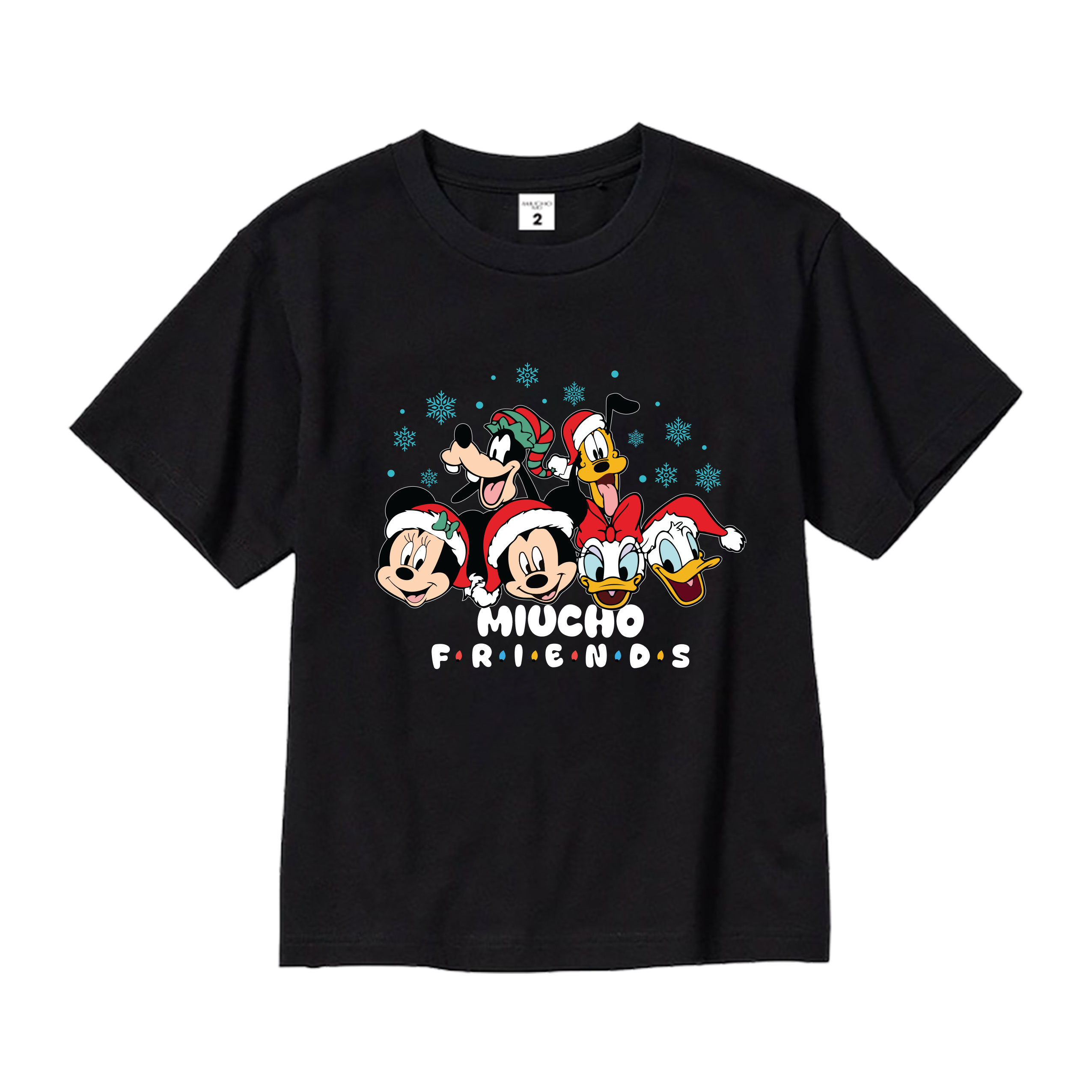 Áo thun bé gái giáng sinh noel from rộng chất vải cotton thoáng mát AED1706 Miucho Kid in graphic_thumbnail_13