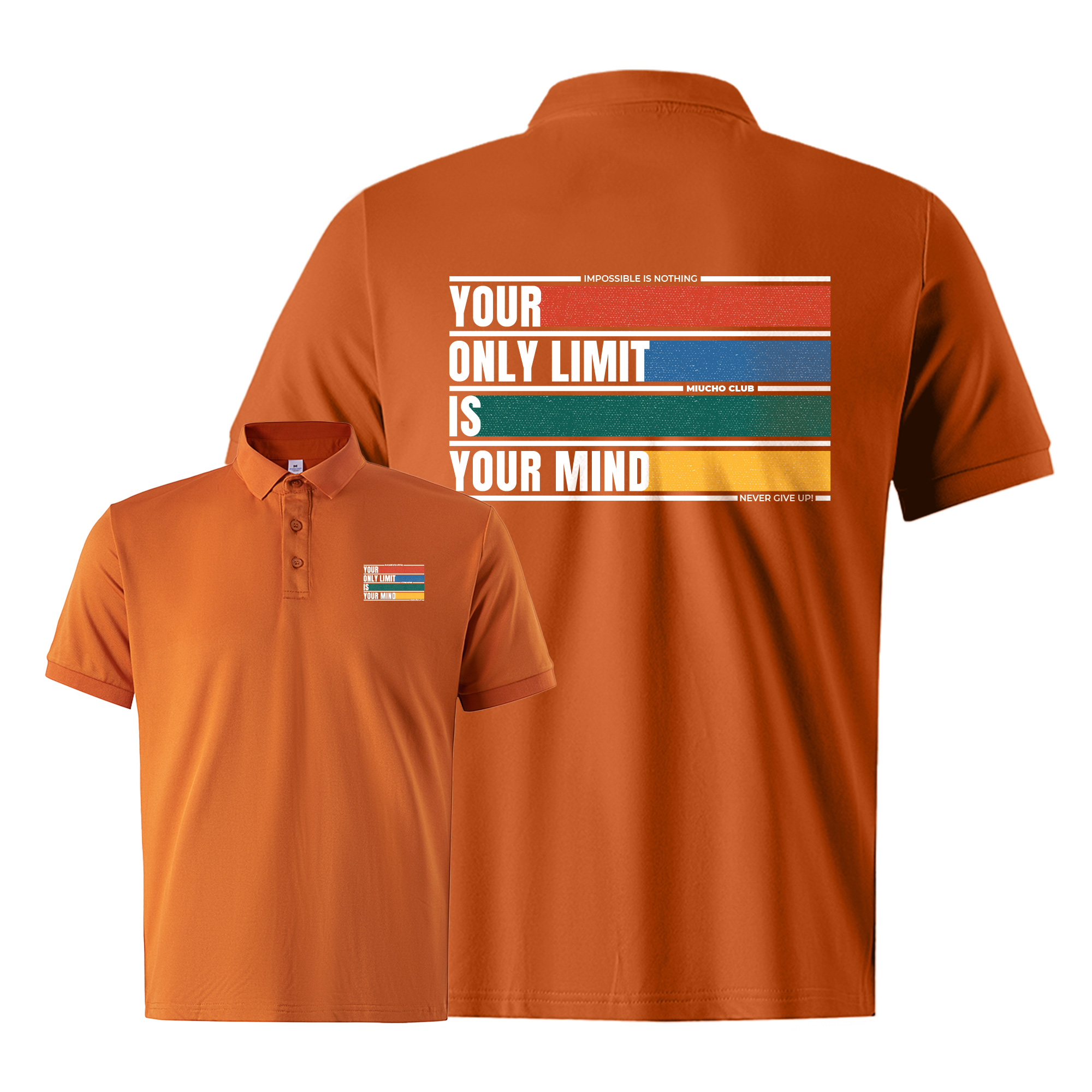 Áo polo nam cao cấp form vừa 2051 Miucho Iconic cổ trụ vải cá sấu polyester thoáng mát in mix_thumbnail_7