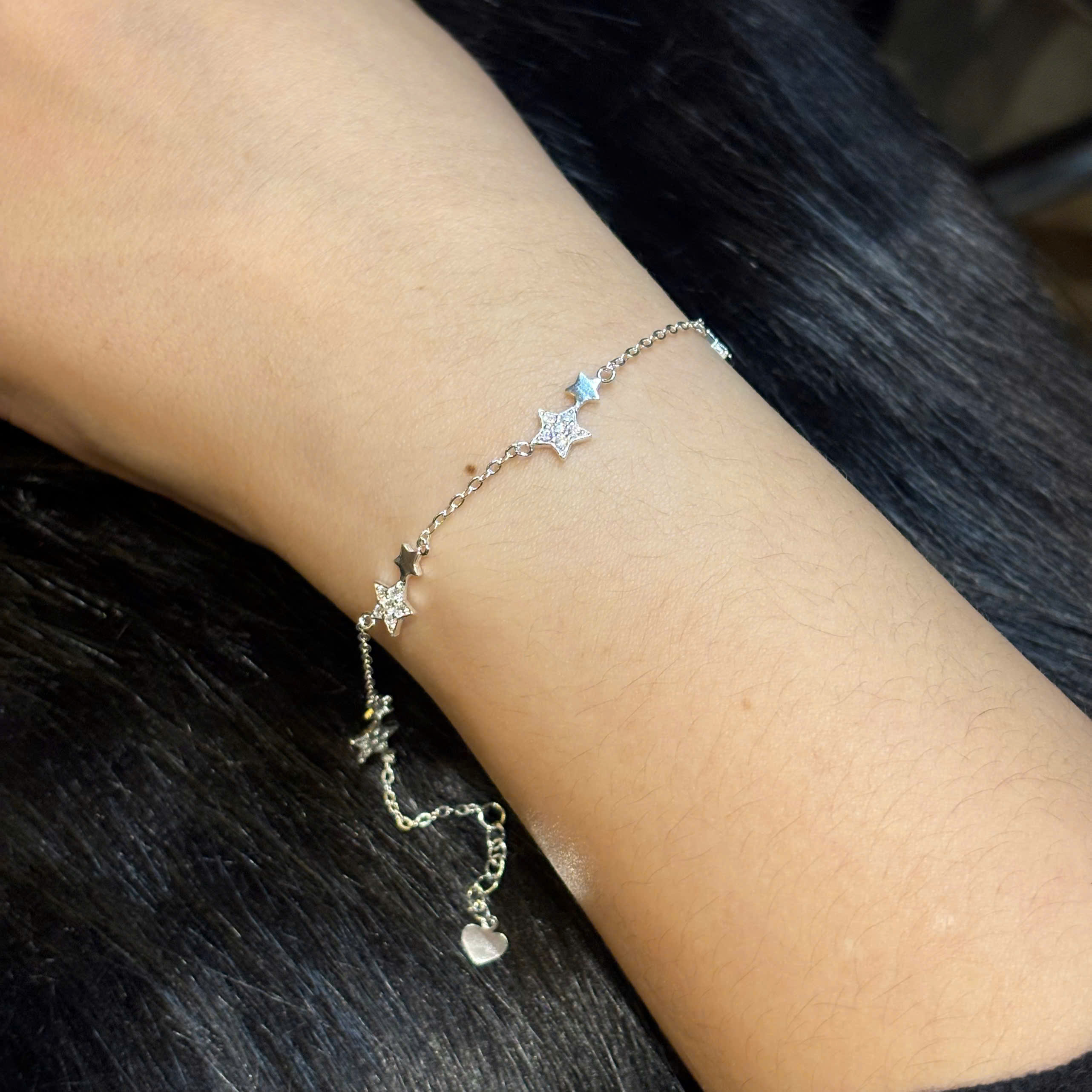 Vòng tay bạc xi bạch kim nhiều sao_thumbnail_3