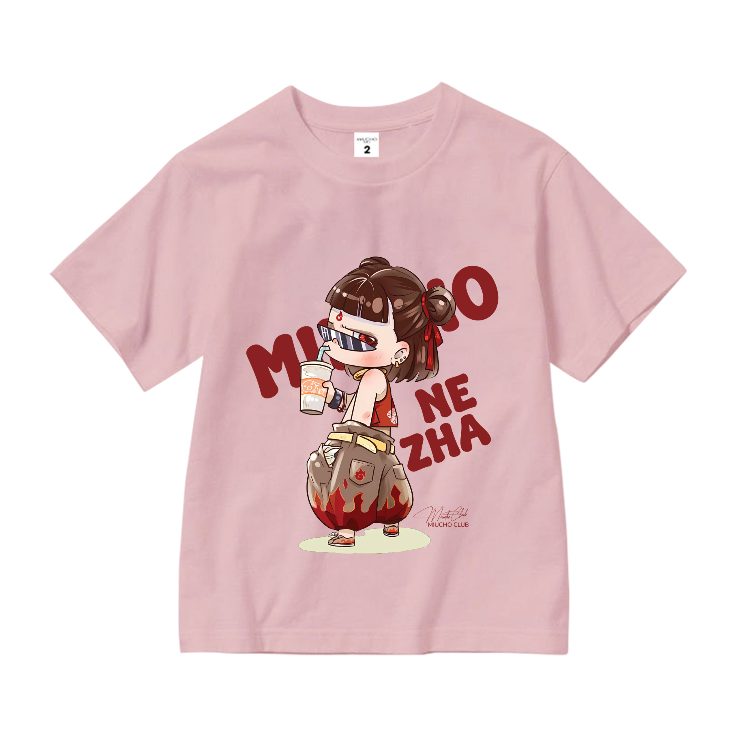 Áo thun bé gái Natra dễ thương 2017 Miucho Kid cổ tròn vải cotton co giãn thoáng mát in mix_thumbnail_10