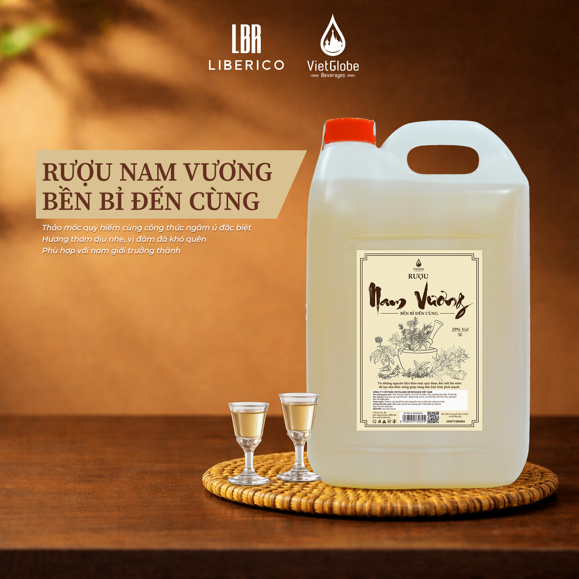 Rượu Nam Vương 29% Vol -can 5L_thumbnail_1