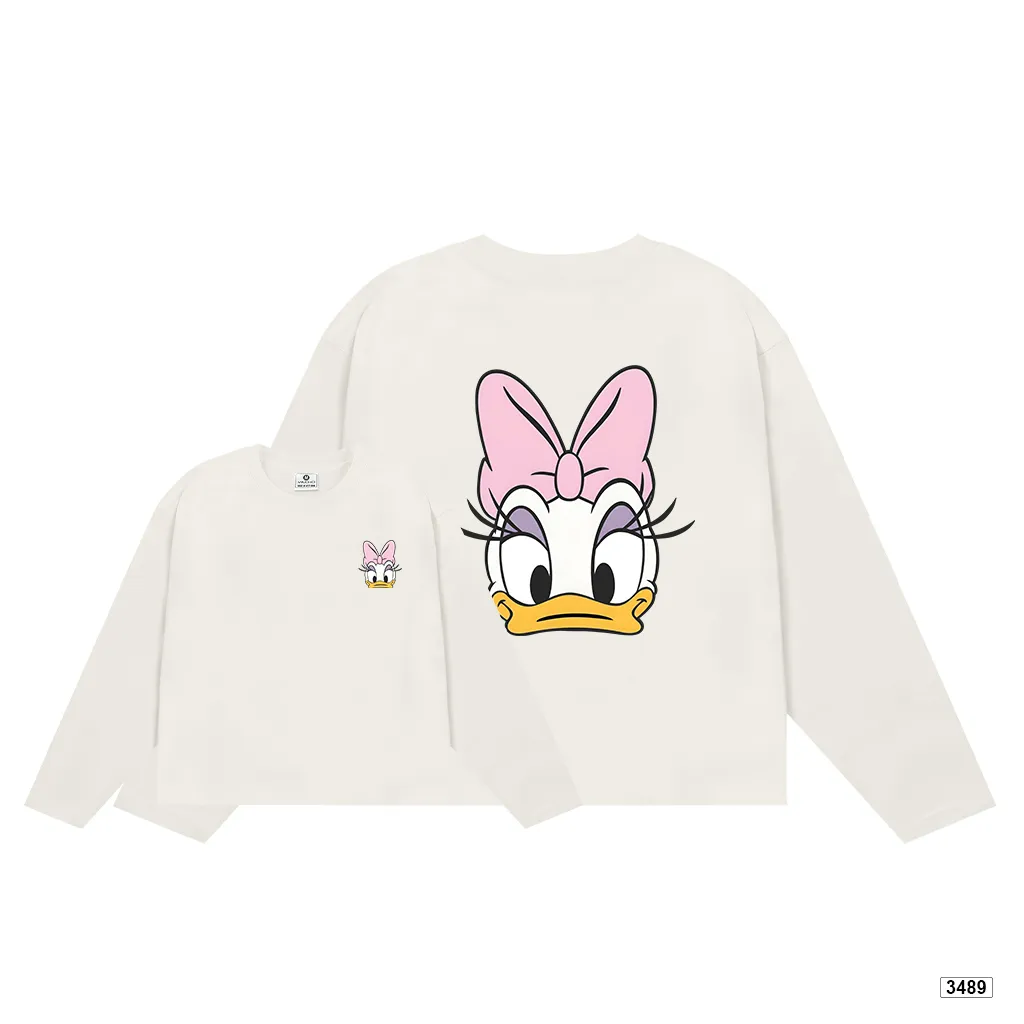 Áo thun boxy nữ tay dài Vịt donalid Miucho 3489_thumbnail_9