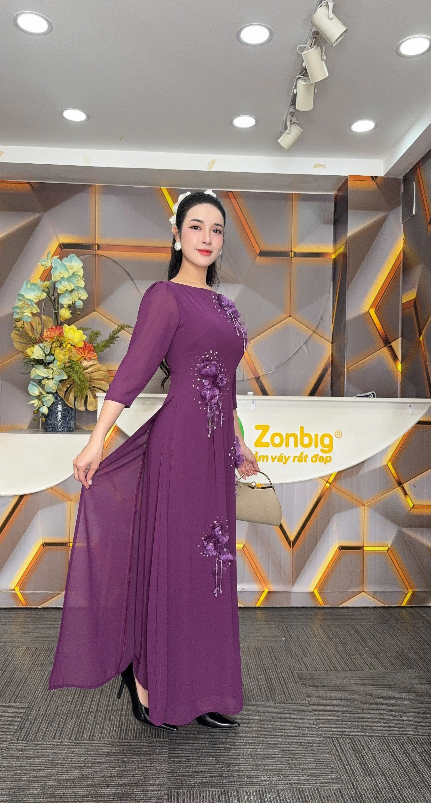 Đầm giả áo dài - Y1946 - Thương hiệu Zonbig_thumbnail_7