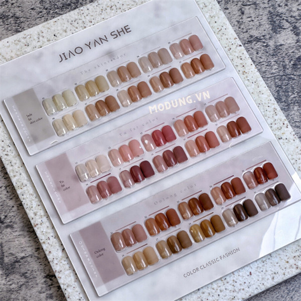 Set sơn thạch - 30 màu - Tone nâu hồng - JIAO YAN SHE_thumbnail_1