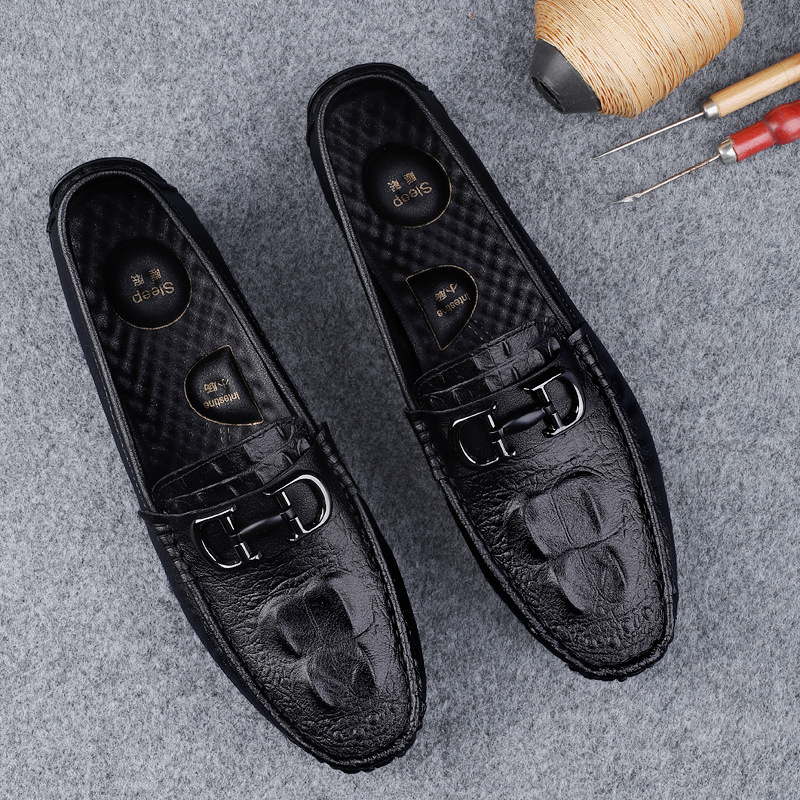 ELG47 - GIÀY LƯỜI DA BÒ CAO CẤP MỀM MẠI DÀNH CHO NAM