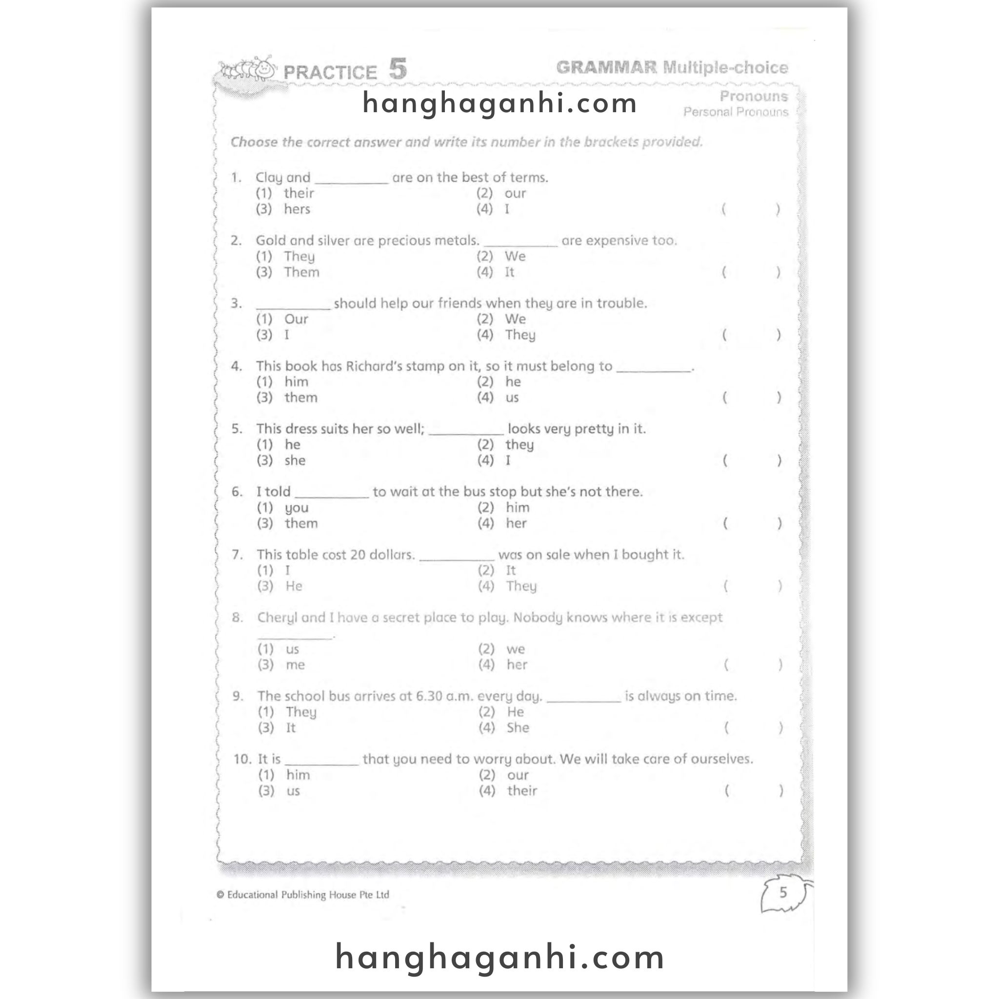 Complete Practice Book for Grammar, Vocabulary & Comprehension Primary 6_thumbnail_1