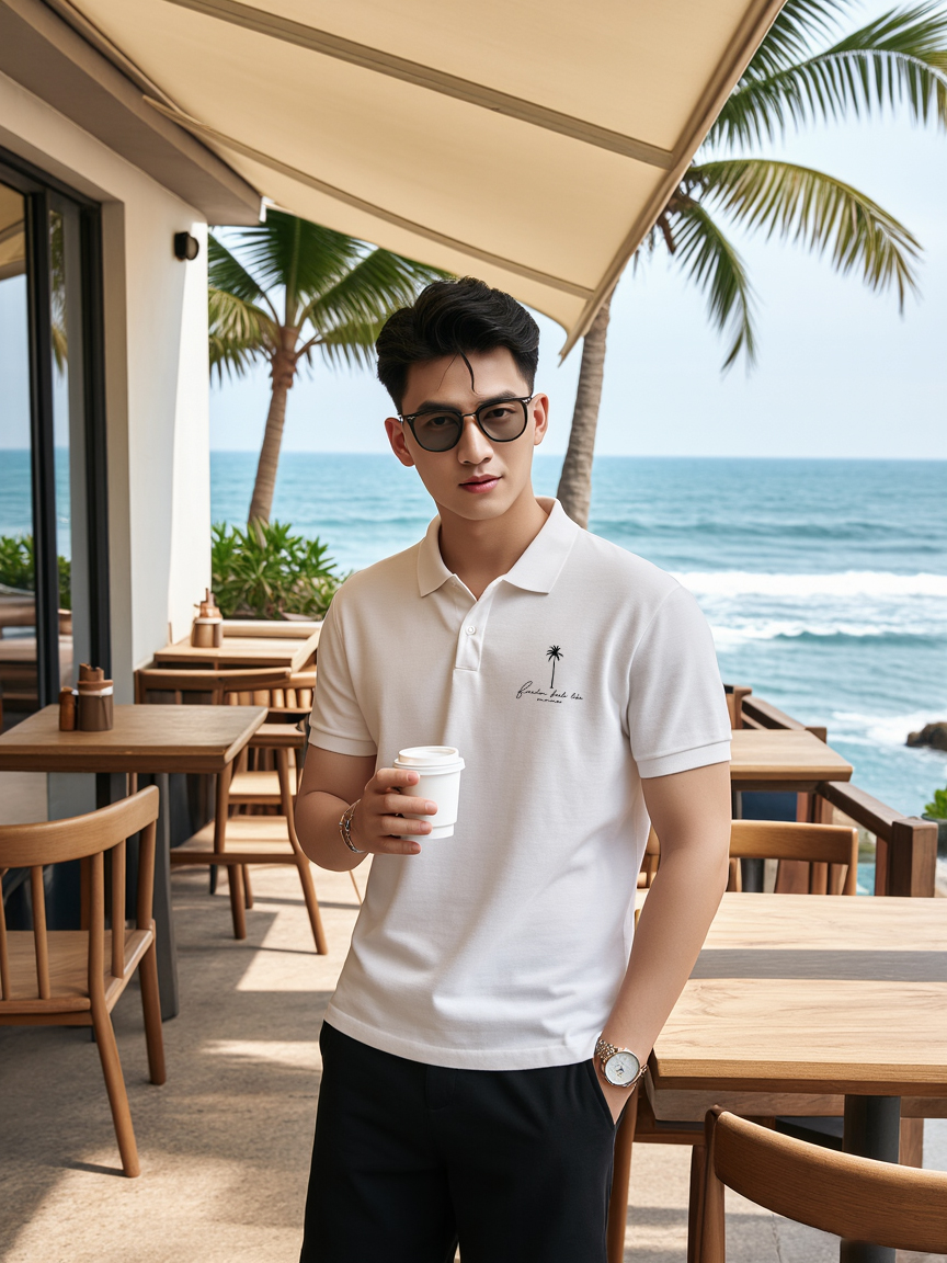 Áo polo nam big size form vừa 2186 Miucho Iconic vải cá sấu polyester co giãn thoáng mát in mix_thumbnail_4