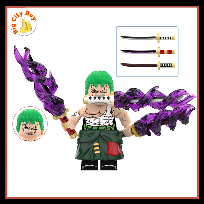 One Piece Đồ chơi Lắp ráp Nhân vật Luffy Zoro Sanji Shank Kaido Mô hình Monkey D Luffy Yamato Rayleigh_thumbnail_22