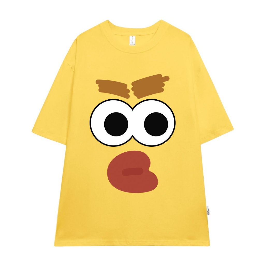 Áo thun couple cặp đôi hình thú mỏ vịt form rộng unisexATD1059 Miucho tay lỡ cổ tròn in artwork_thumbnail_11