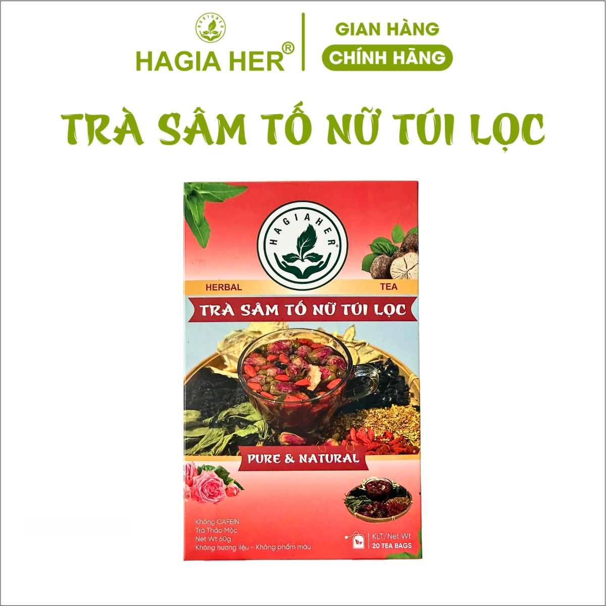 TRÀ SÂM TỐ NỮ TÚI LỌC